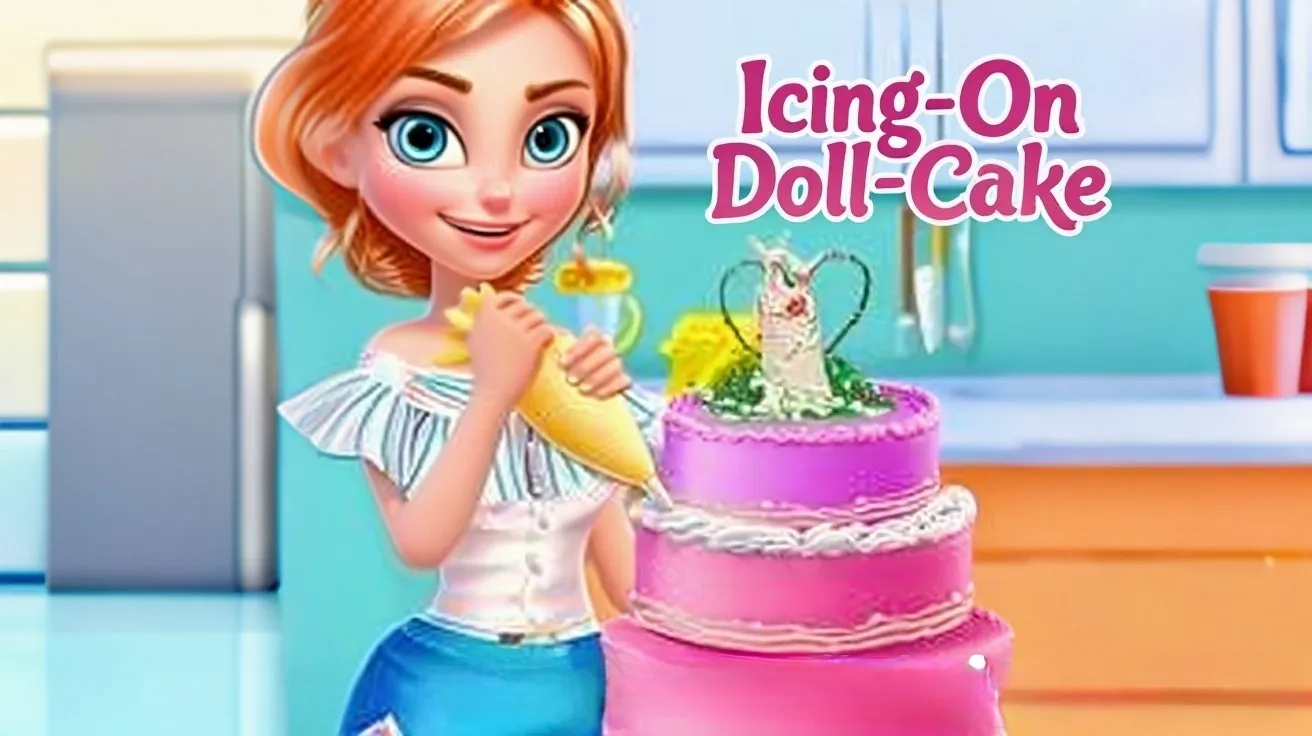 Icing On Doll Cake