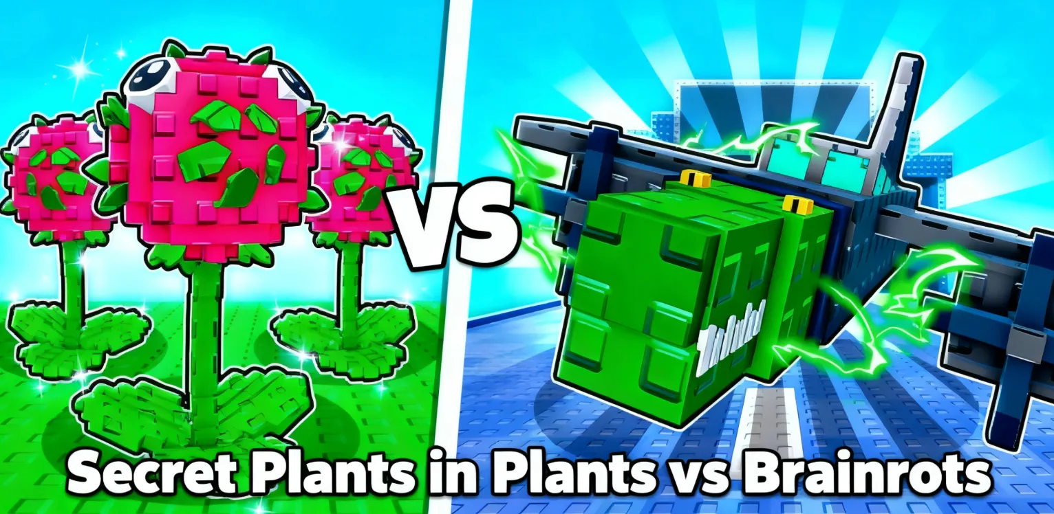 secret plants in plants vs brainrot