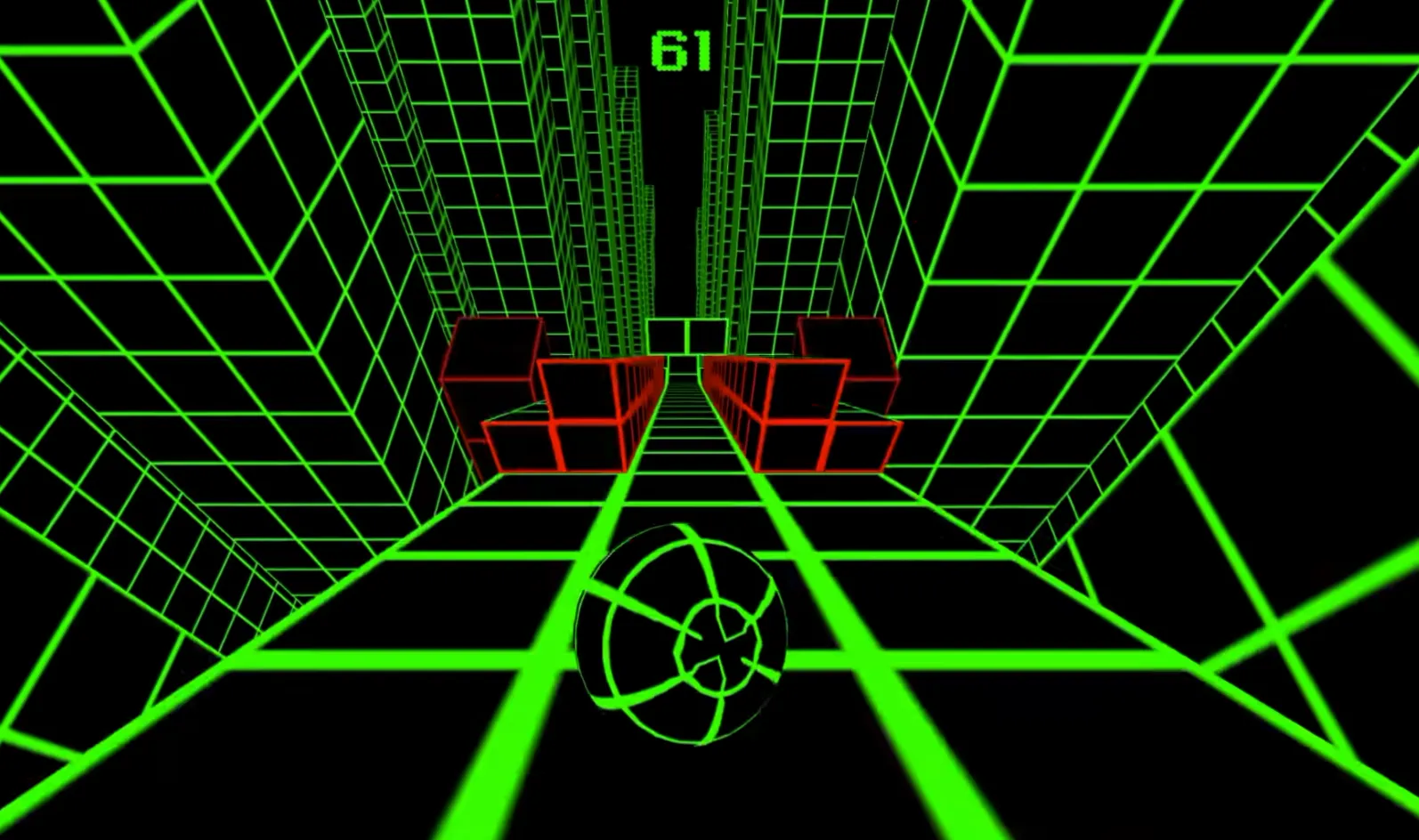 Red Blocks of Slope Game