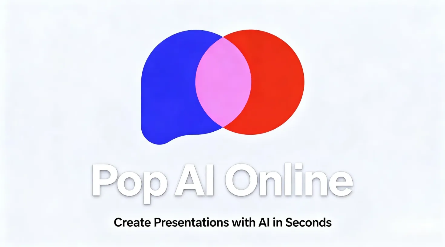 Pop AI online AI presentation and homework tool interface