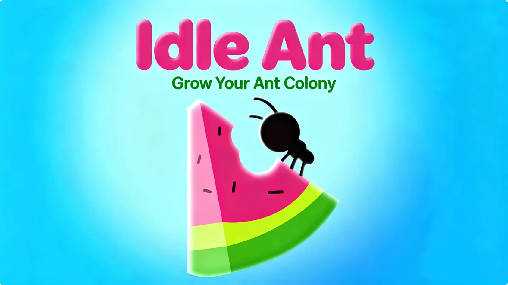 Idle Ant colony simulation clicker game where ants collect food and expand the colony
