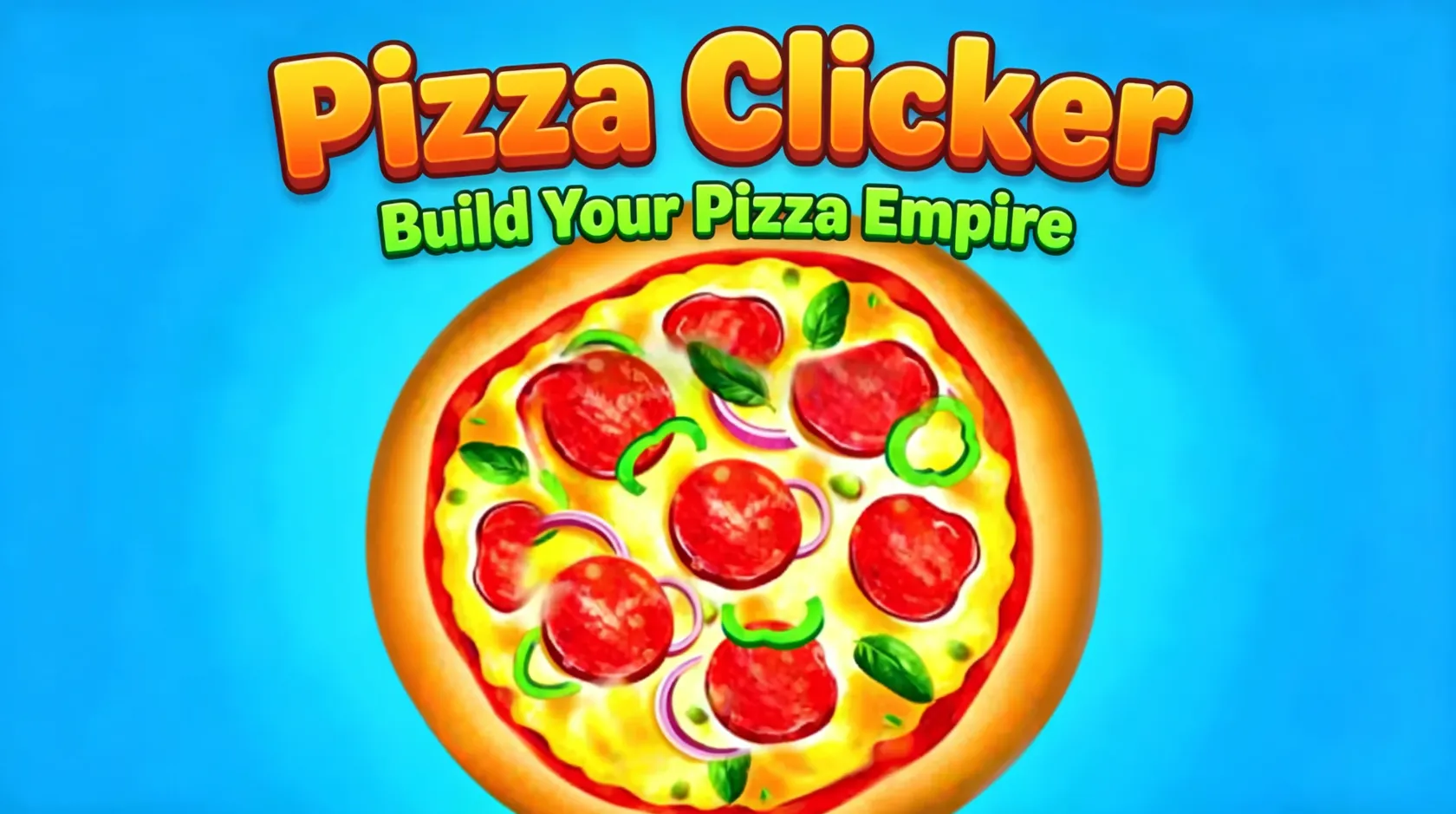 Pizza Clicker gameplay showing pizza production idle clicker game mechanics