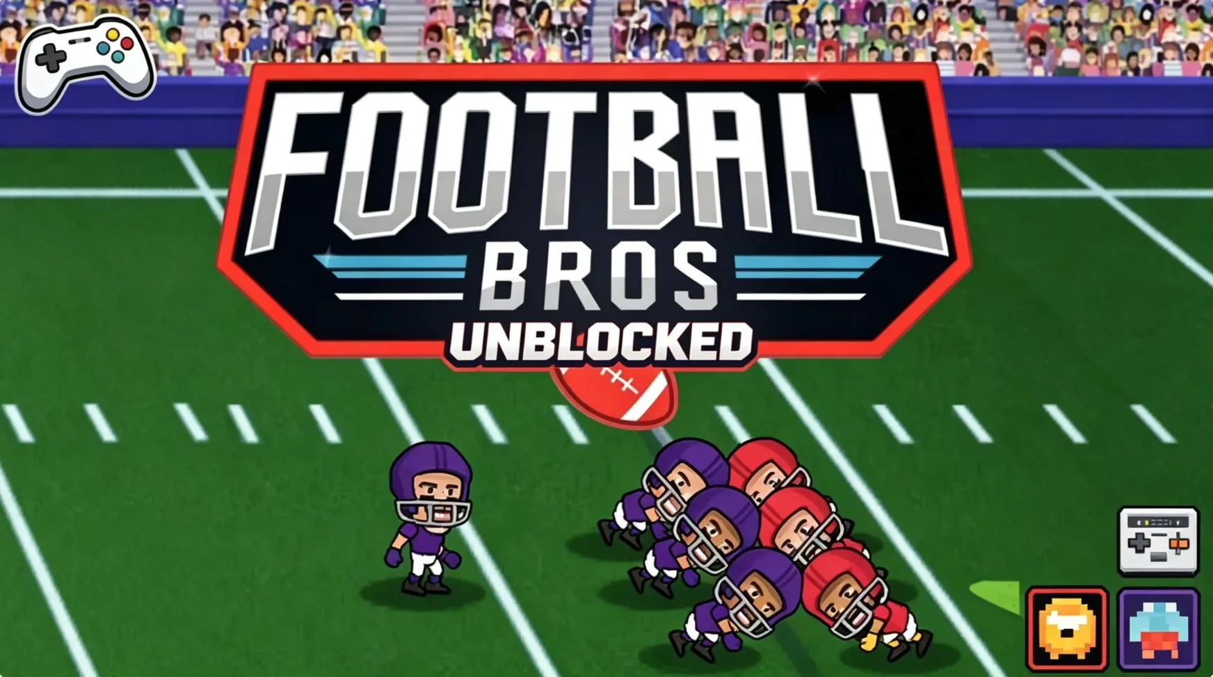 Football Bros Unblocked browser football game with online multiplayer matches and arcade-style gameplay
